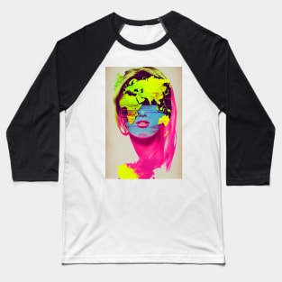 Modern woman in pop-art style Baseball T-Shirt